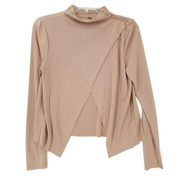 Free People High Neck Open Back Top MED - Picture 1 of 4